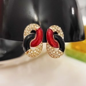 Clip On Earrings Vintage 80s